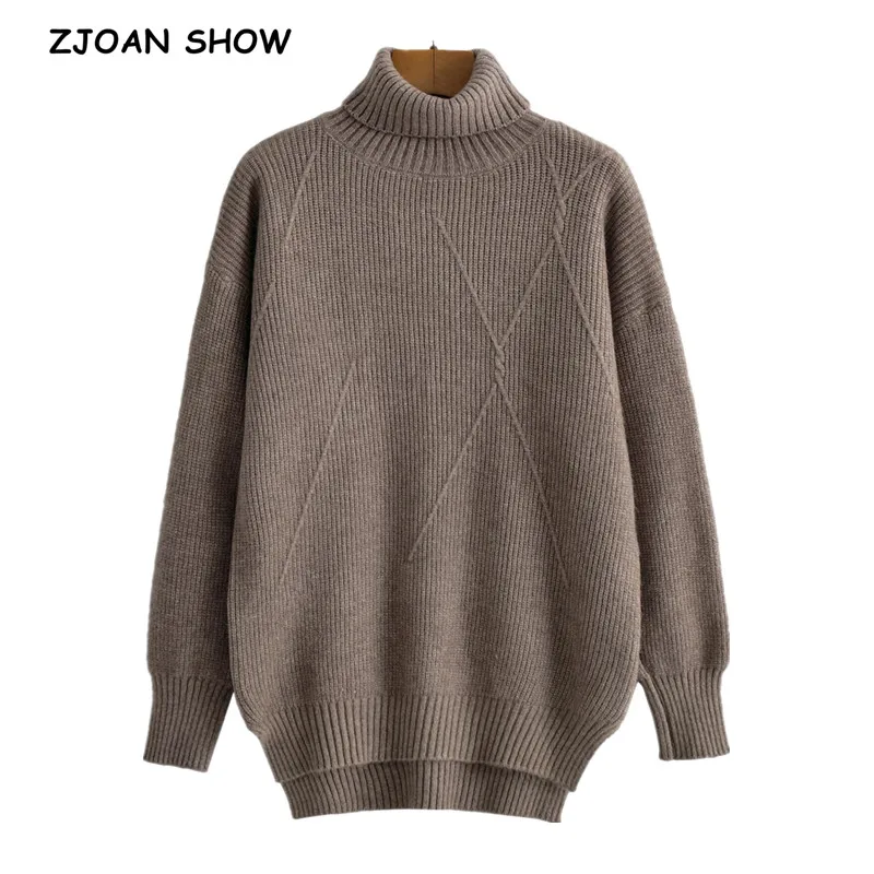 Женский винтажный свитер в рубчик, коричневый Асимметричный вязаный пуловер с длинным рукавом и разрезом сбоку, свободный джемпер, зима 2021
Женский винтажный свитер в рубчик, коричневый Асимметричный вязаный пуловер с длинным рукавом и разрезом сбоку, свободный джемпер, зима 2021