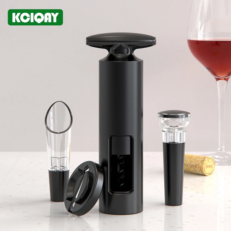 

Manual Wine Bottle Opener Cordless Red Wine Opener Waiter Corkscrew Wine Accessories With Foil Cutter Wine Pourer Vacuum Stopper