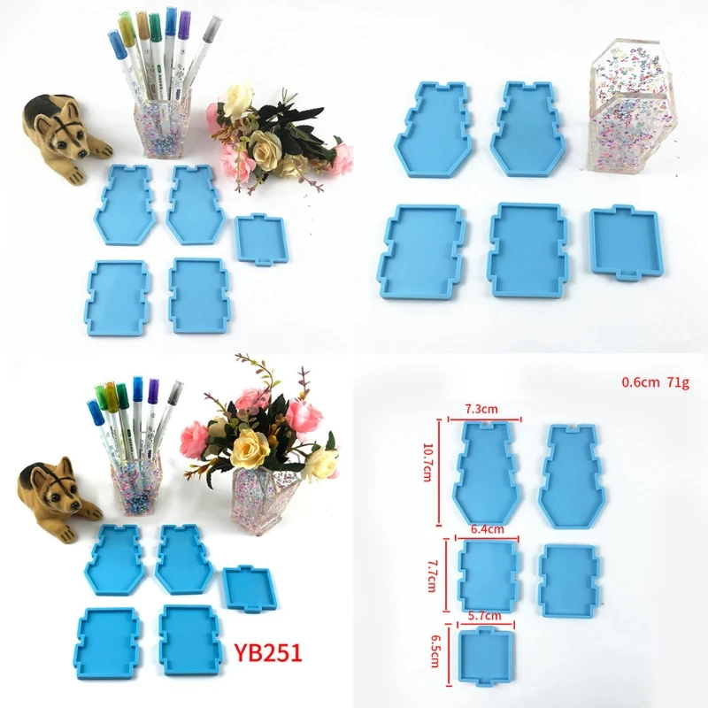 Storage Box Mold Jewelry Pen Holder Mold Suitable for Desk Organizer Jewelry Box Flower Pot Craft Diy Home Decoration 
Storage Box Mold Jewelry Pen Holder Mold Suitable for Desk Organizer Jewelry Box Flower Pot Craft Diy Home Decoration