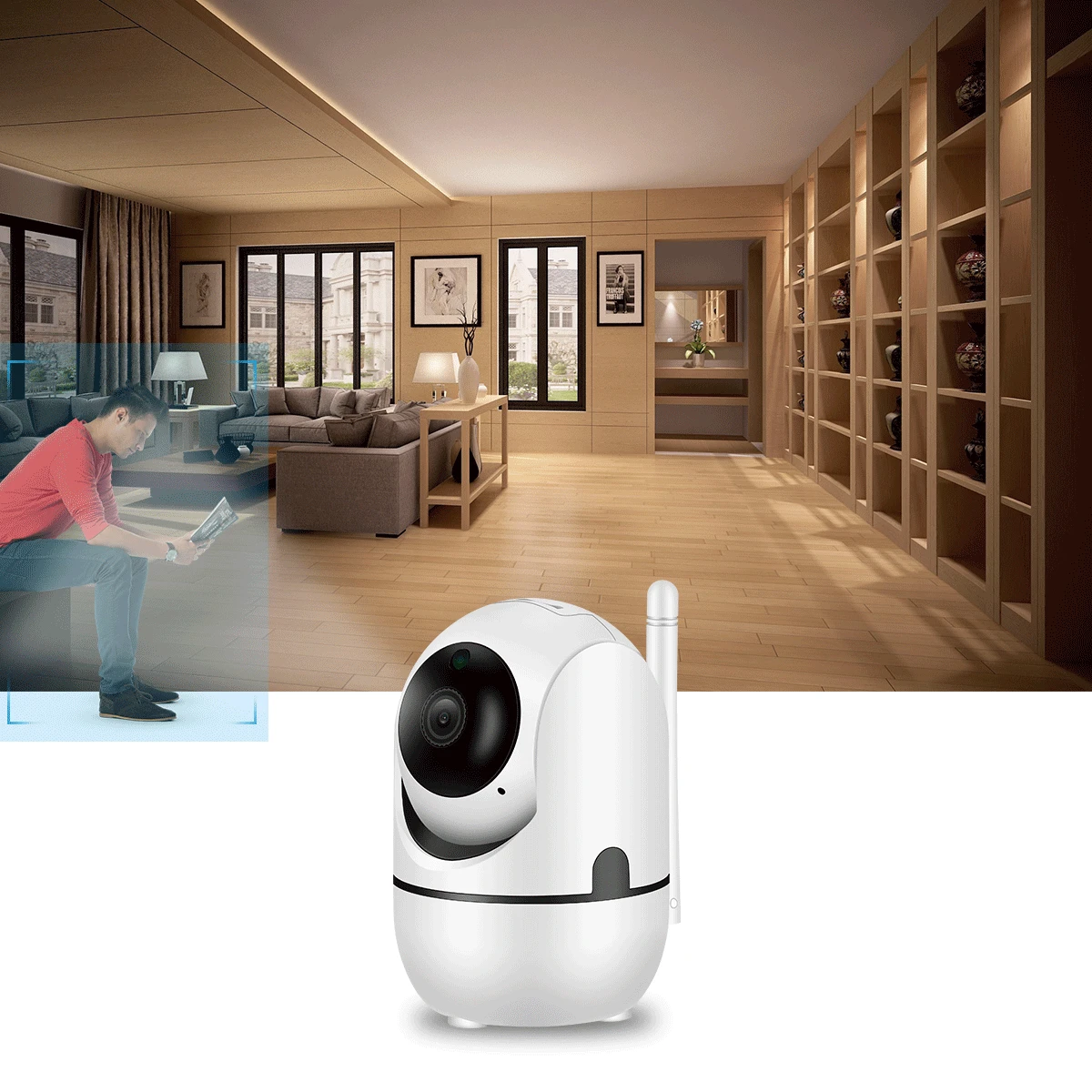 YILOT 1080p Home Camera Indoor AI Human PTZ Security Camera Surveillance System with Night Vision for Home/Office Baby Monitor
YILOT 1080p Home Camera Indoor AI Human PTZ Security Camera Surveillance System with Night Vision for Home/Office Baby Monitor