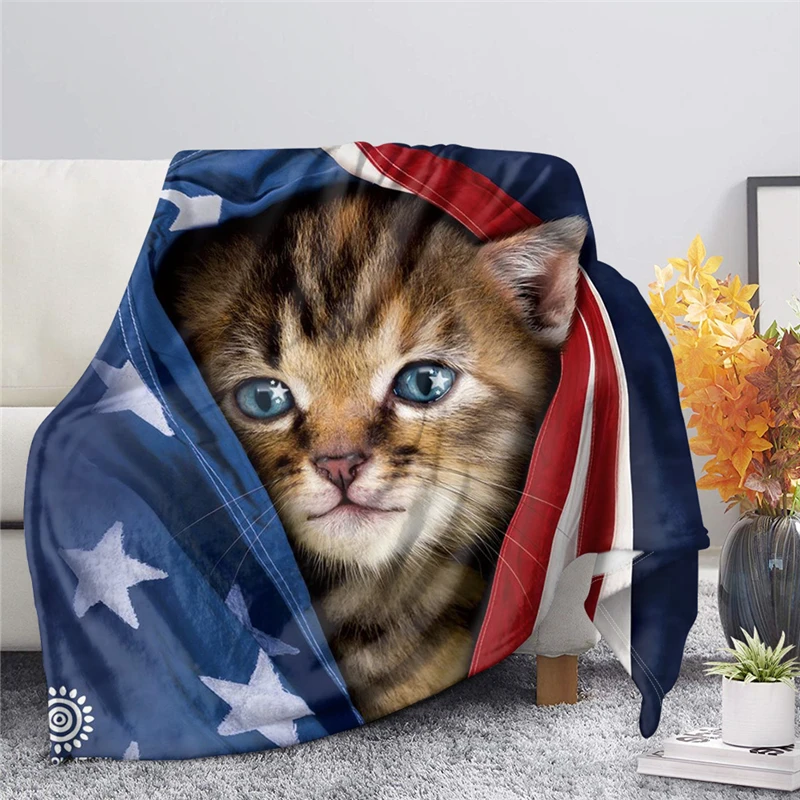Animal Flannel Blanket Cute Cat 3D Printing Custom Blankets for Beds Kids Adult Quilt Home Decorative Casual Throw Blanket
Animal Flannel Blanket Cute Cat 3D Printing Custom Blankets for Beds Kids Adult Quilt Home Decorative Casual Throw Blanket