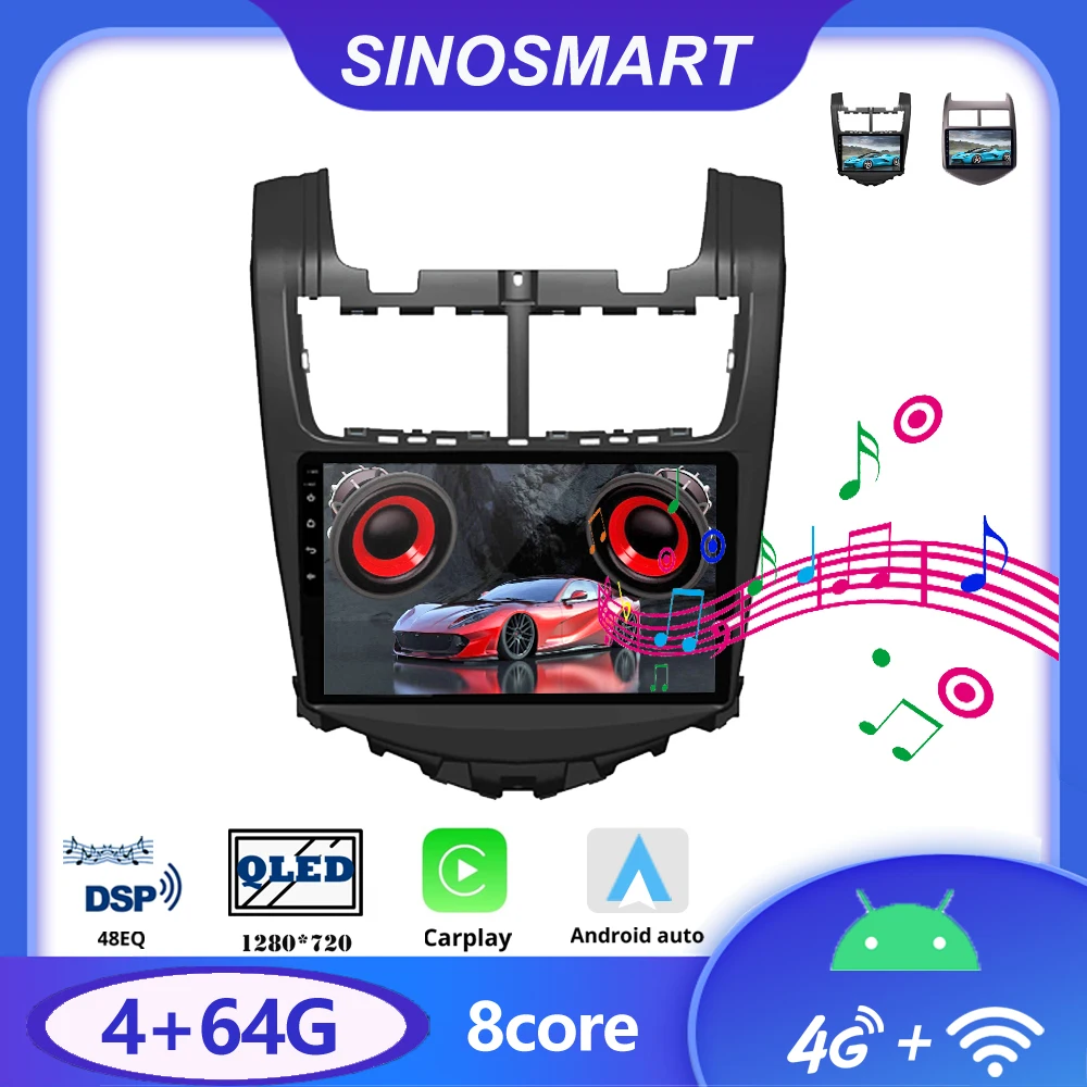Sinosmart Car GPS Navigation Radio for Chevrolet Aveo Sonic 2011-2014 2.5D QLED Screen 8 Core,DSP 48EQ
Sinosmart Car GPS Navigation Radio for Chevrolet Aveo Sonic 2011-2014 2.5D QLED Screen 8 Core,DSP 48EQ