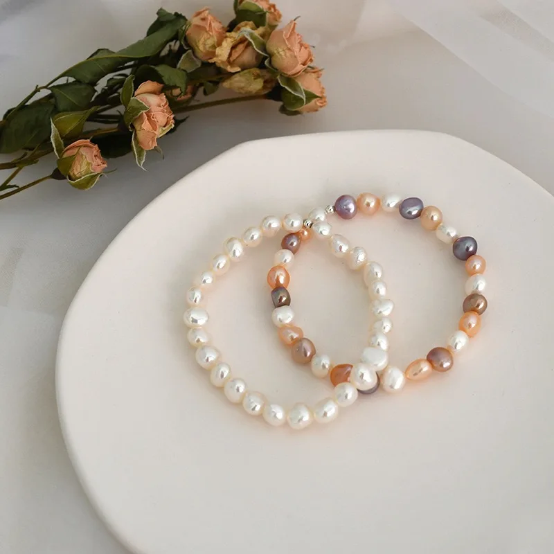 7-8mm Baroque Pearl Bracelets Natural Freshwater Pearl Strand Bracelet&Bangles For Women Fashion Gift
7-8mm Baroque Pearl Bracelets Natural Freshwater Pearl Strand Bracelet&Bangles For Women Fashion Gift