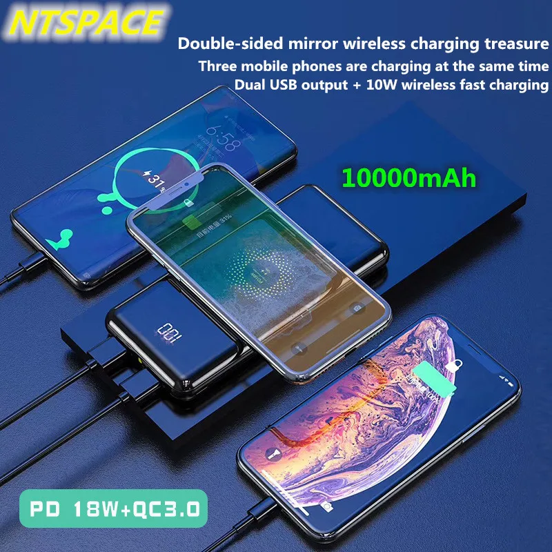 Полноэкранная Беспроводная зарядка Treasure PD + QC двухсторонняя зарядка + 10 Вт Беспроводная зарядка для iPhone/samsung/Huawei/Xiaomi внешний аккумулятор
Полноэкранная Беспроводная зарядка Treasure PD + QC двухсторонняя зарядка + 10 Вт Беспроводная зарядка для iPhone/samsung/Huawei/Xiaomi внешний аккумулятор