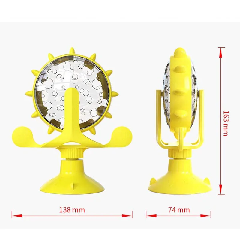 New Leak Food Cat Dog Toy Interactive Windmill Spinning Toy For Small Dogs Funny Rotating Turntable Slow Feeder Pet Toy Supplies
New Leak Food Cat Dog Toy Interactive Windmill Spinning Toy For Small Dogs Funny Rotating Turntable Slow Feeder Pet Toy Supplies