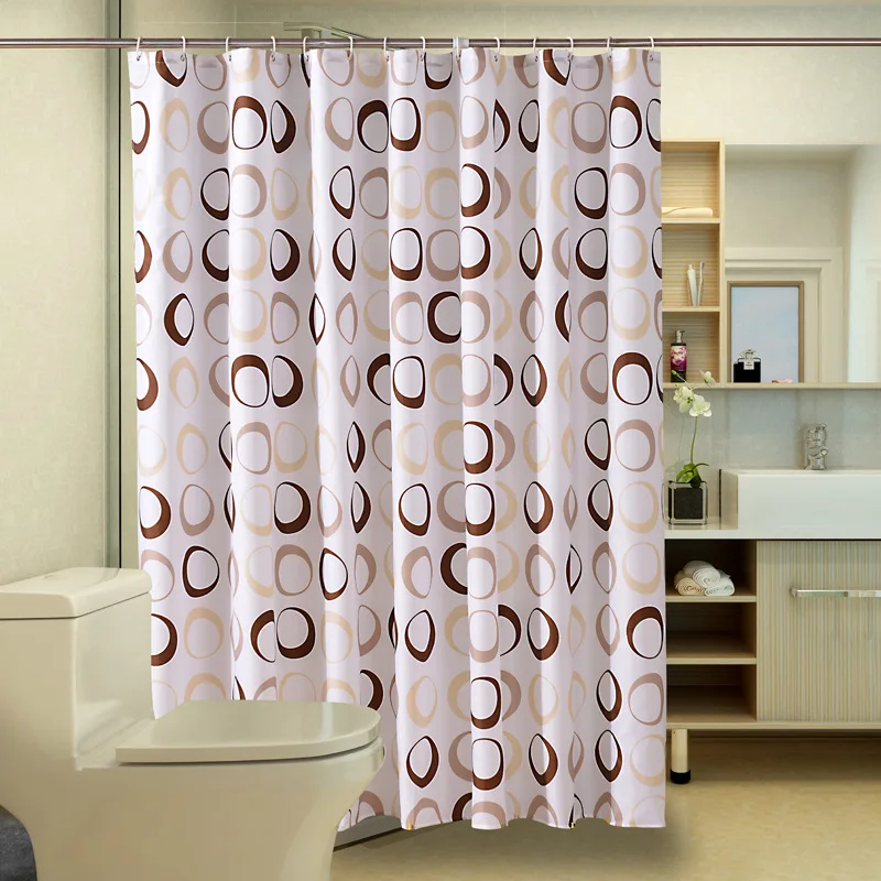 Shower Curtain Coffee Circle Pattern Hotel Waterproof Hanging Cloth Printing Curtains for Bathroom 3JL551 Jarlhome
Shower Curtain Coffee Circle Pattern Hotel Waterproof Hanging Cloth Printing Curtains for Bathroom 3JL551 Jarlhome