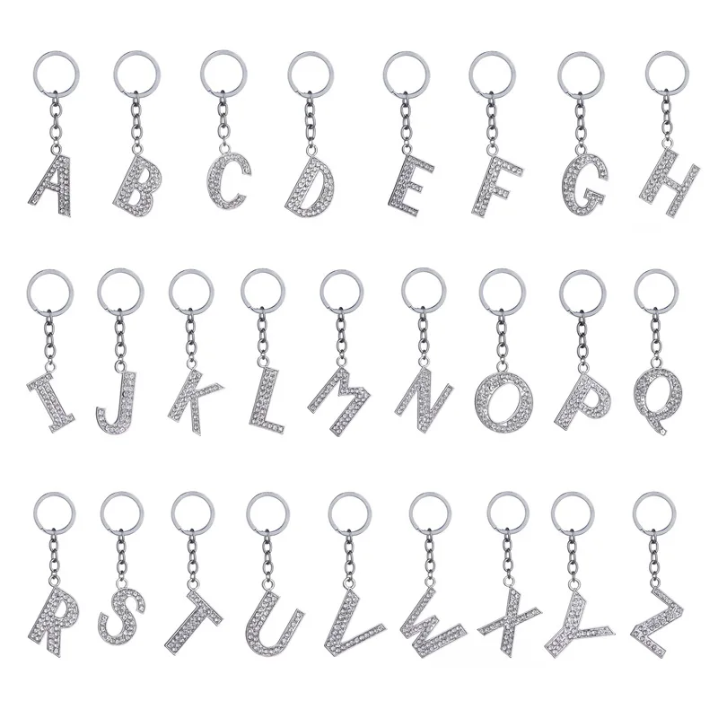 Fashion New Crystal Rhinestone Alphabet Keyring Initial Letter Key Ring Chain Unisex Keychain 26 Letters
Fashion New Crystal Rhinestone Alphabet Keyring Initial Letter Key Ring Chain Unisex Keychain 26 Letters