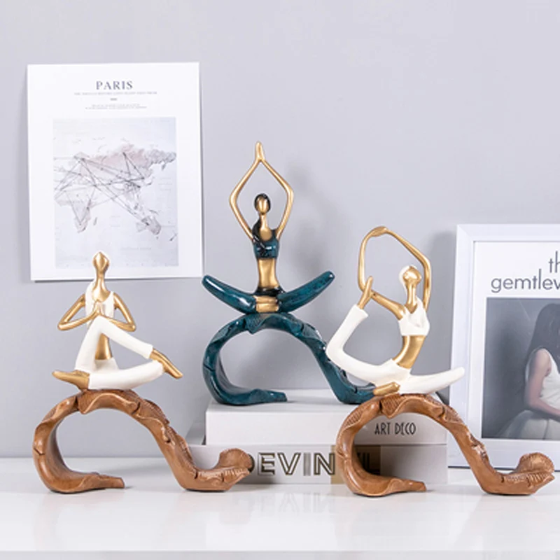 Nordic Sculpture Art Yoga Pose Statue Figurine Home Decor Modern Minimalist Living Room and Office Creative Ornaments
Nordic Sculpture Art Yoga Pose Statue Figurine Home Decor Modern Minimalist Living Room and Office Creative Ornaments