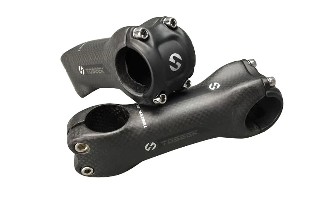 TOSEEK Matte Full 3K Carbon Fibre Bicycle Stem 31.8mm For Mountain/Road Bike Parts 6/17 Degrees 70/80/90/100/110/120/130mm
TOSEEK Matte Full 3K Carbon Fibre Bicycle Stem 31.8mm For Mountain/Road Bike Parts 6/17 Degrees 70/80/90/100/110/120/130mm
