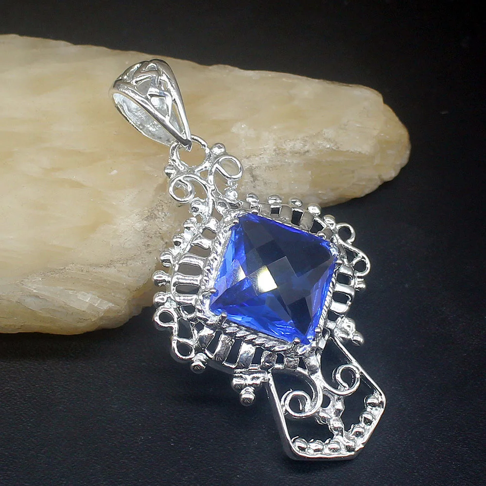 Fashion Jewelry Unique Genuine 925 Silver Amazing Ocean Blue Topaz Charm Pendant Necklace Gifts for Women Girls 20213864
Fashion Jewelry Unique Genuine 925 Silver Amazing Ocean Blue Topaz Charm Pendant Necklace Gifts for Women Girls 20213864