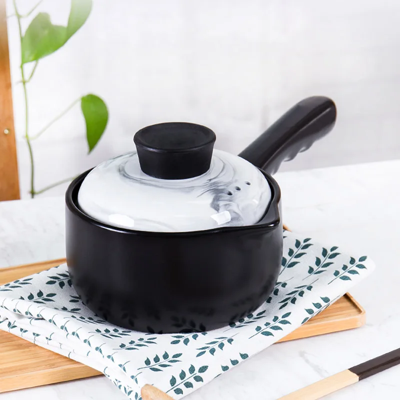 Кастрюля для молока домашняя керамическая кастрюля суповая кастрюля маленькая кастрюля с одной ручкой газовая кастрюля для открытого огня...
Кастрюля для молока домашняя керамическая кастрюля суповая кастрюля маленькая кастрюля с одной ручкой газовая кастрюля для открытого огня...