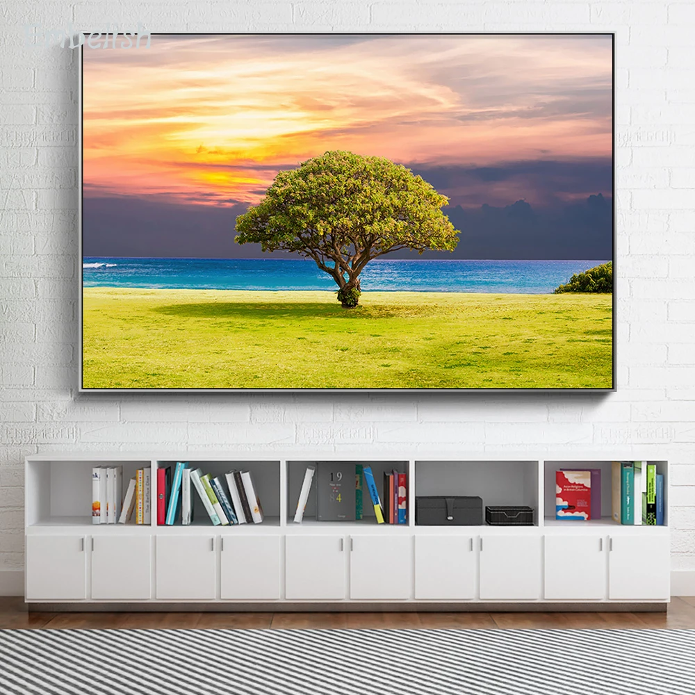 1 Pieces Sunrise Green Tree Beautiful Landscape Wall Art Posters For Living Room Modern Home Decor HD Canvas Paintings Pictures
1 Pieces Sunrise Green Tree Beautiful Landscape Wall Art Posters For Living Room Modern Home Decor HD Canvas Paintings Pictures