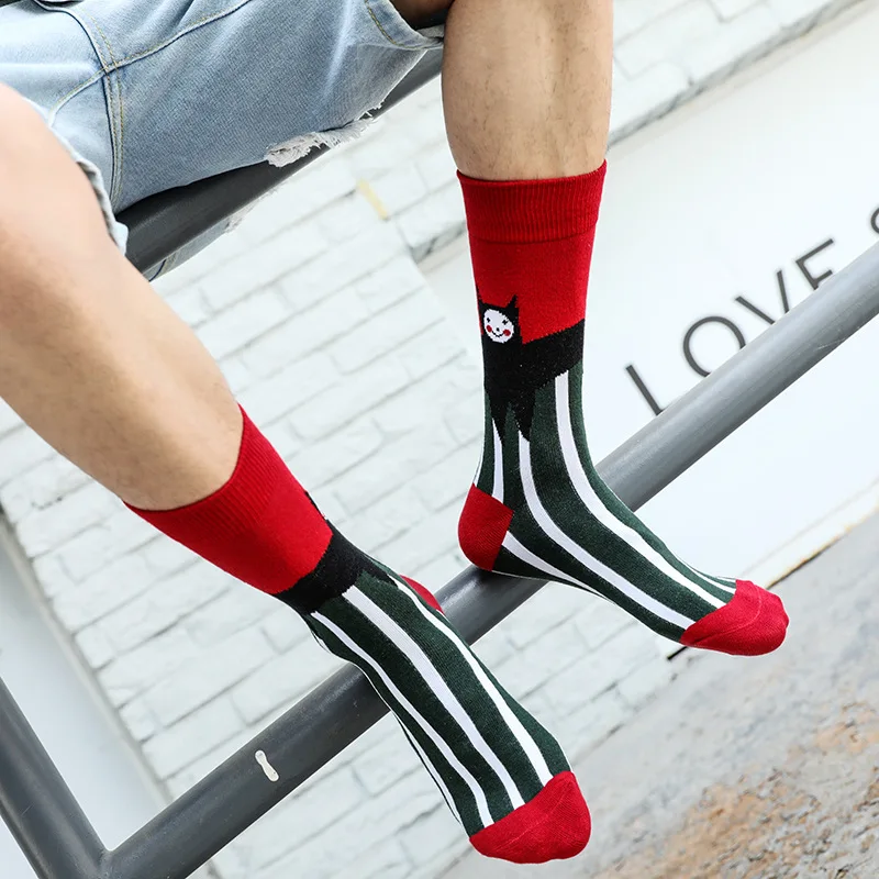 INS Cotton College Couple Stripe Dot Cartoon Bat Pattern Unique Sport Skateboard Youth Man Woman Street Fashion Crew Tube Socks
INS Cotton College Couple Stripe Dot Cartoon Bat Pattern Unique Sport Skateboard Youth Man Woman Street Fashion Crew Tube Socks