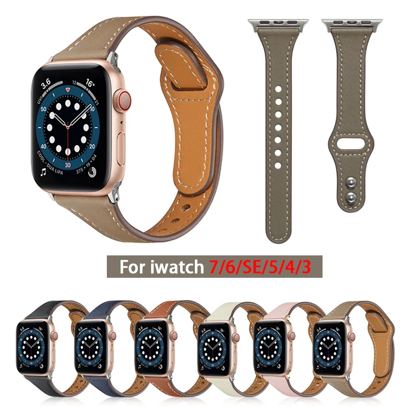 Ремешок из натуральной коровьей кожи для Apple Watch 40 мм 41 мм 44 мм, спортивный браслет для IWatch 42 мм 45 мм 38 мм 7 6 SE 5 4 3 2 1
Ремешок из натуральной коровьей кожи для Apple Watch 40 мм 41 мм 44 мм, спортивный браслет для IWatch 42 мм 45 мм 38 мм 7 6 SE 5 4 3 2 1