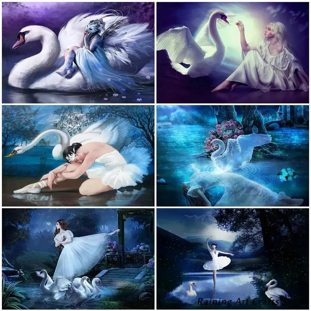 Sale 5D Diy Diamond Painting Swan Embroidery Full Round Square Drill Cross Stitch Kits Ballet Girl Mosaic Pictures Home Decor
Sale 5D Diy Diamond Painting Swan Embroidery Full Round Square Drill Cross Stitch Kits Ballet Girl Mosaic Pictures Home Decor