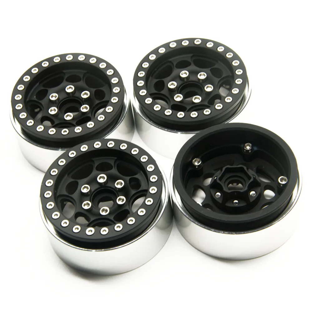 YEAHRUN 1/4pcs 1.9 inch Beadlock Metal Wheel Rims for 1/10 RC AXIAL SCX10 TRX-4 D90
YEAHRUN 1/4pcs 1.9 inch Beadlock Metal Wheel Rims for 1/10 RC AXIAL SCX10 TRX-4 D90