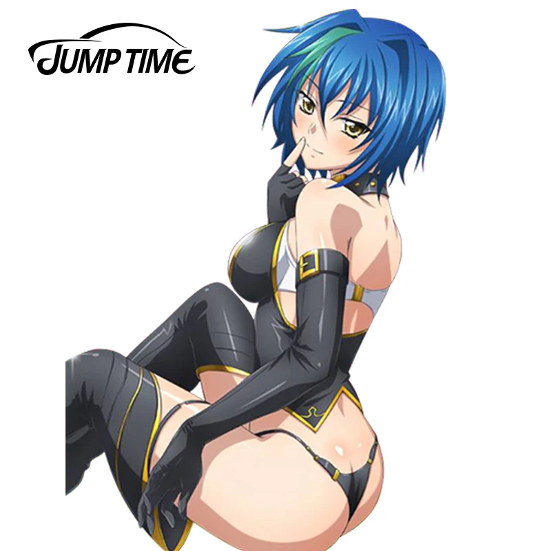 JumpTime 13 см x 9 автомобиля Стикеры горячая девушка Ксеновии аниме оконные наклейки