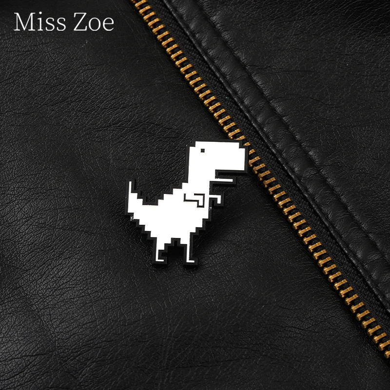 Custom Rex Tyrannosaurus Enamel Pins Simplicity White Dinosaur Mosaic Brooches Bag Shirt Clothes Lapel Jewelry Gift For Kids
Custom Rex Tyrannosaurus Enamel Pins Simplicity White Dinosaur Mosaic Brooches Bag Shirt Clothes Lapel Jewelry Gift For Kids