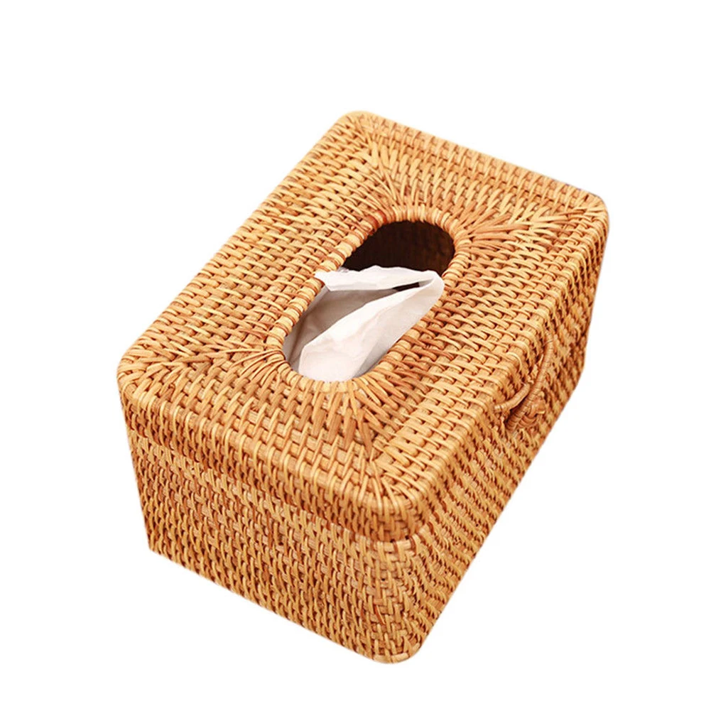 Dropship Paper Rack Rattan Tissue Box Elegant Home Decoration Handmade Desktop Tissue Container Napkin Storage Case Accessories
Dropship Paper Rack Rattan Tissue Box Elegant Home Decoration Handmade Desktop Tissue Container Napkin Storage Case Accessories
