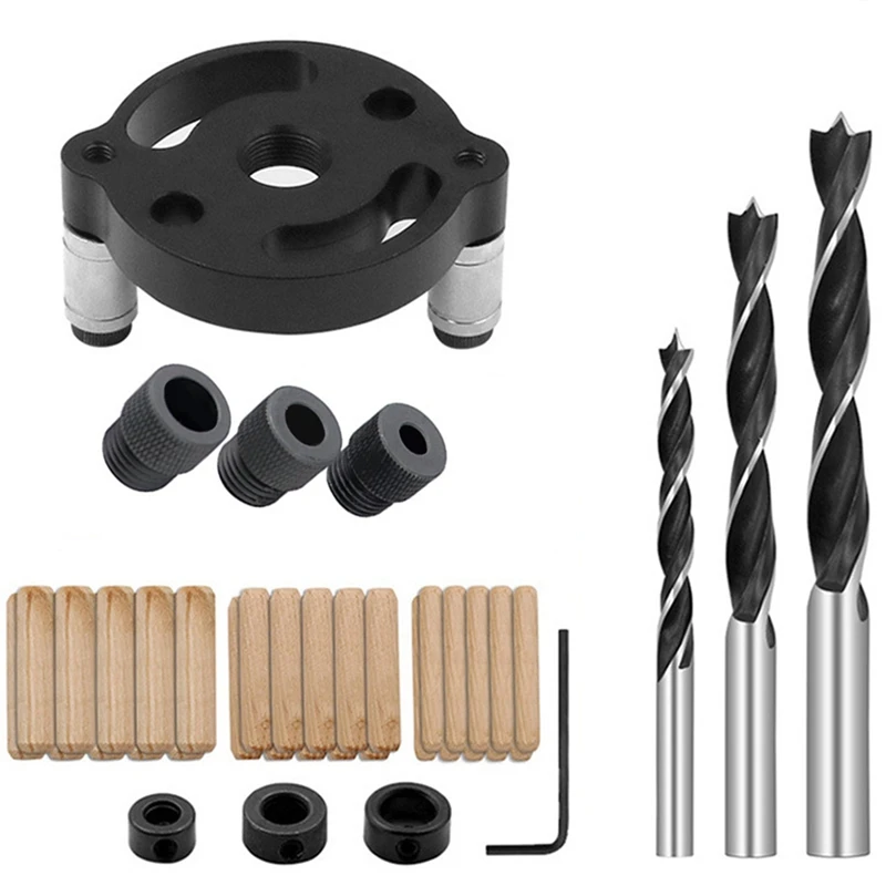 Woodworking Puncher Accessories Self-Centering Round Dowel Splicing Drilling Locator Drilling Tool
Woodworking Puncher Accessories Self-Centering Round Dowel Splicing Drilling Locator Drilling Tool
