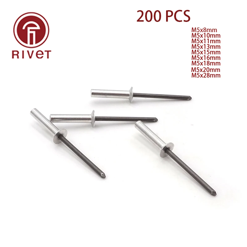 DIN 15974 200 шт. M5 алюминиевые потайные заклепки с закрытым концом, герметичные заклепки, заклепки с герметичностью
DIN 15974 200 шт. M5 алюминиевые потайные заклепки с закрытым концом, герметичные заклепки, заклепки с герметичностью