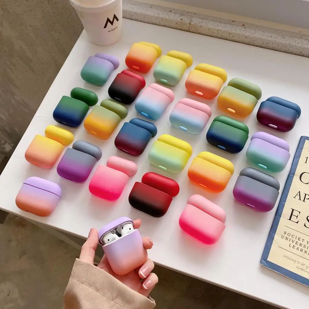 Градиентный чехол ярких цветов для Apple Airpods 3, защитный чехол, Bluetooth наушники для airpods 2 1, противоударный чехол для наушников
Градиентный чехол ярких цветов для Apple Airpods 3, защитный чехол, Bluetooth наушники для airpods 2 1, противоударный чехол для наушников