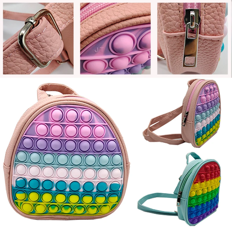 Women PU Small Backpack Can Pop It Squeeze Fidget Bubbles Finger Pressure Bubble Music Ladies Shouldbag Popp Its Fidgeting Bag
Women PU Small Backpack Can Pop It Squeeze Fidget Bubbles Finger Pressure Bubble Music Ladies Shouldbag Popp Its Fidgeting Bag
