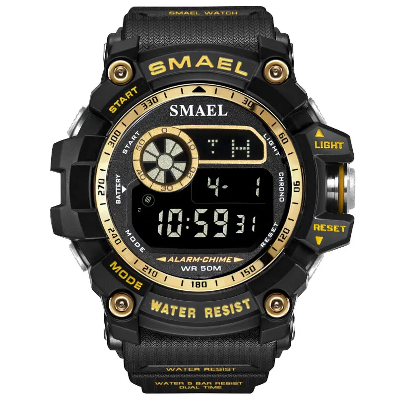 New SMAEL Men Military Army Watches Digital Watches Running 50M Waterproof LED Clock Digital Watch Light 8010 Men Sports Watches
New SMAEL Men Military Army Watches Digital Watches Running 50M Waterproof LED Clock Digital Watch Light 8010 Men Sports Watches