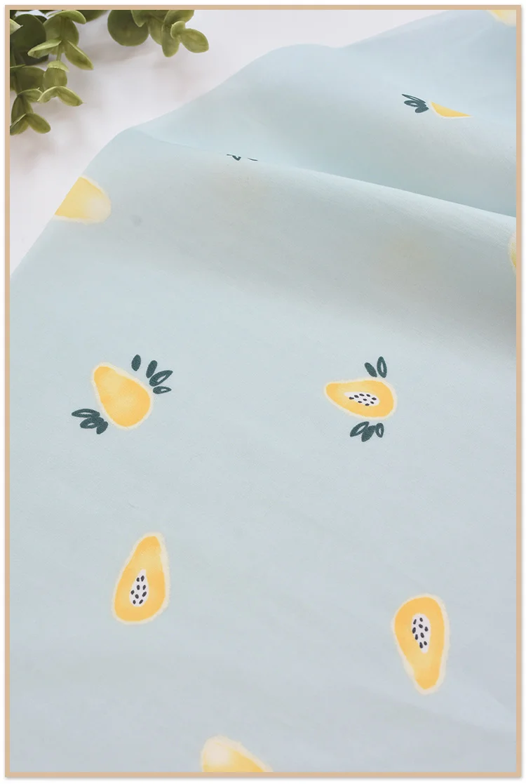 50*142cm Pure Cotton Thin Soft Cartoon Fruit Fabric Clothes Skirt Children's Clothes Shirt Pajamas Handmade DIY Fabric
50*142cm Pure Cotton Thin Soft Cartoon Fruit Fabric Clothes Skirt Children's Clothes Shirt Pajamas Handmade DIY Fabric