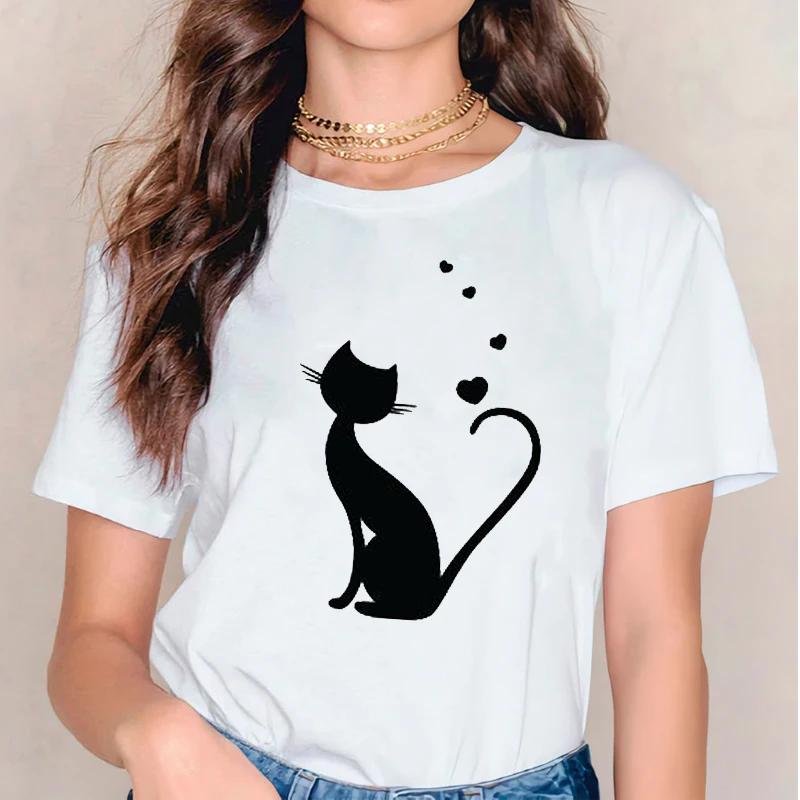 Vrouwen T-shirts T Top Shirt Kat Liefde Kleding Trend Kat Streetwear Dames Print Lady Womens Grafische Vrouwelijke Tee t-shirt
Vrouwen T-shirts T Top Shirt Kat Liefde Kleding Trend Kat Streetwear Dames Print Lady Womens Grafische Vrouwelijke Tee t-shirt