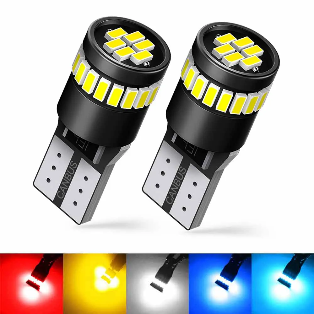 AUXITO 2pcs Car T10 Led Canbus 6500K White T10 W5W Led Bulb DRL Turn Parking Width Interior Dome Light Reading Lamp Car Styling
AUXITO 2pcs Car T10 Led Canbus 6500K White T10 W5W Led Bulb DRL Turn Parking Width Interior Dome Light Reading Lamp Car Styling