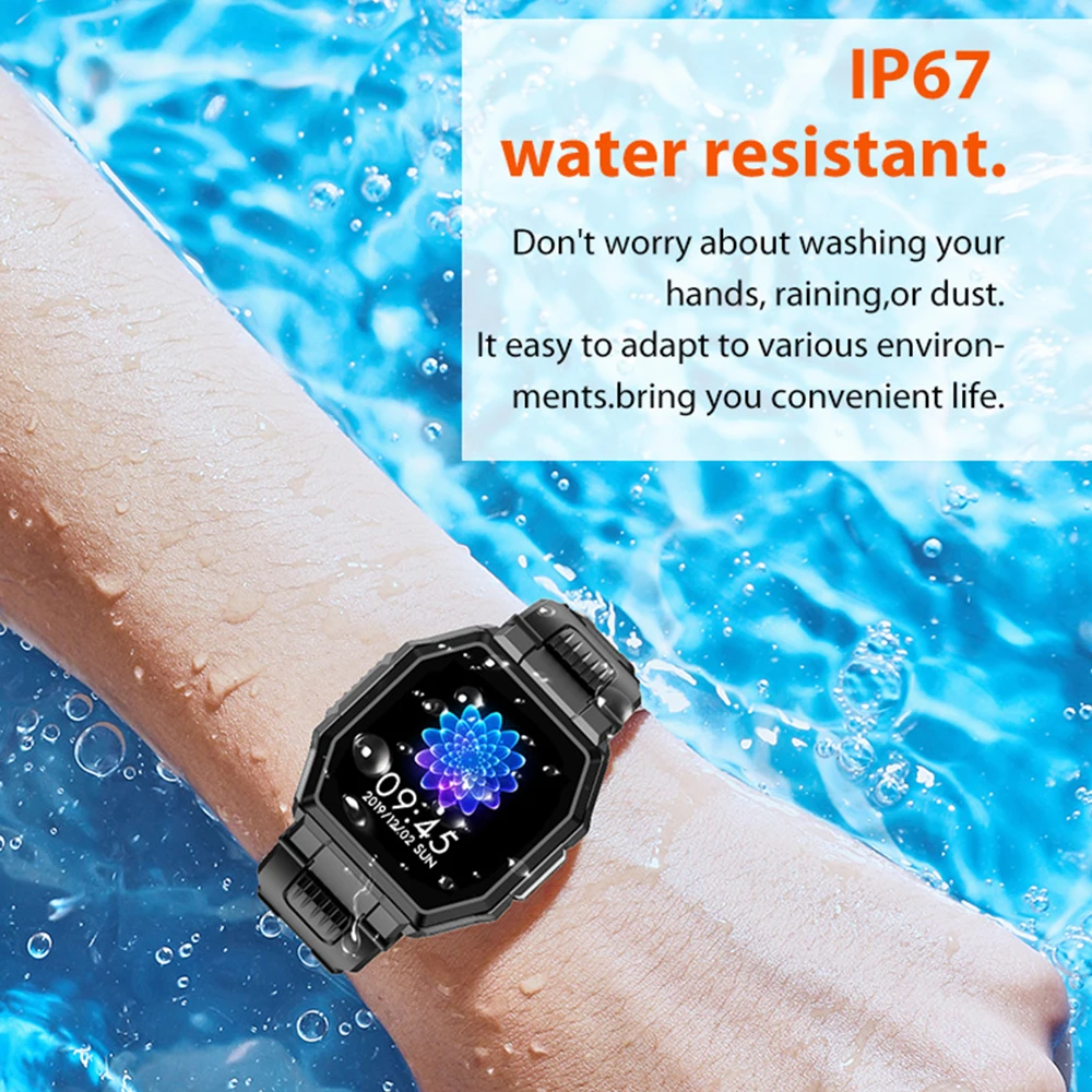 New S9 Men Smart Watch Bluetooth Call Full Touch Sports Fitness Tracker Blood Pressure Heart Rate Smartwatch Music Control
New S9 Men Smart Watch Bluetooth Call Full Touch Sports Fitness Tracker Blood Pressure Heart Rate Smartwatch Music Control