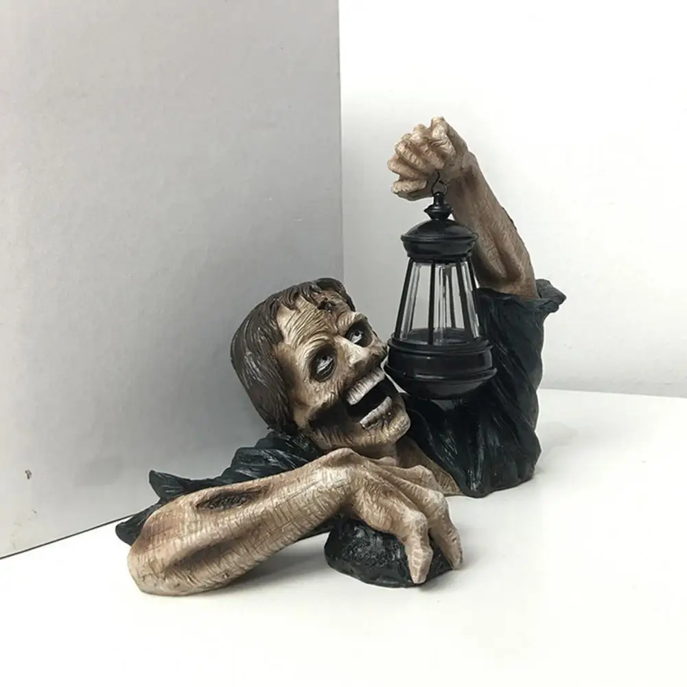 Scary Creative Resin Art Desktop Figurines Durable Ground Ornaments Zombies with Lamp Design for Garden
Scary Creative Resin Art Desktop Figurines Durable Ground Ornaments Zombies with Lamp Design for Garden