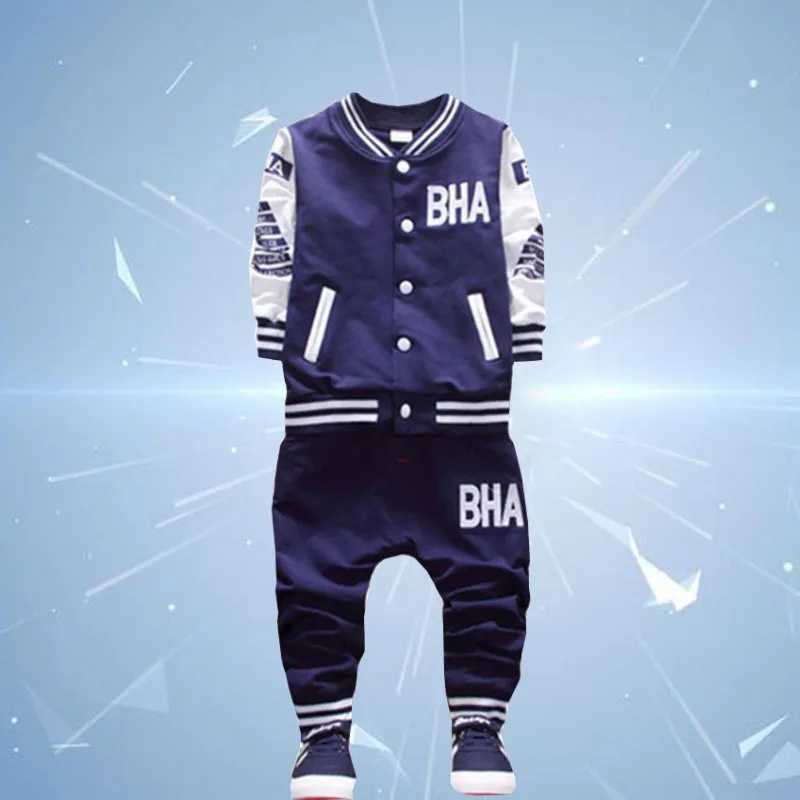 Babys boy clothes Low price promotion new two-piece thick letter embroidered sports jacket pants Fashion quality childr clothing
Babys boy clothes Low price promotion new two-piece thick letter embroidered sports jacket pants Fashion quality childr clothing