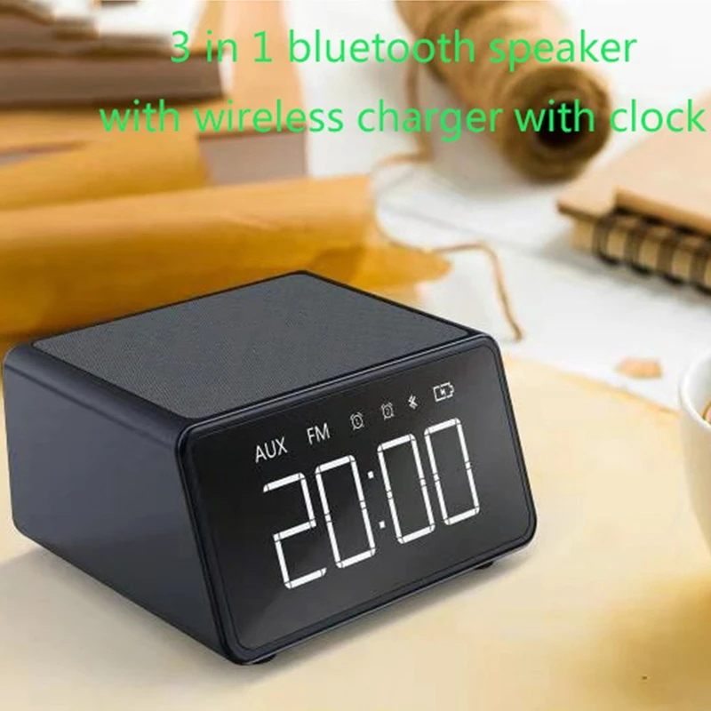 Alarm Clock, Wireless Charging Digital Alarm Clock, Smart Alarm Clock Radio with USB Port, Hands-Free Call for Bedroom
Alarm Clock, Wireless Charging Digital Alarm Clock, Smart Alarm Clock Radio with USB Port, Hands-Free Call for Bedroom