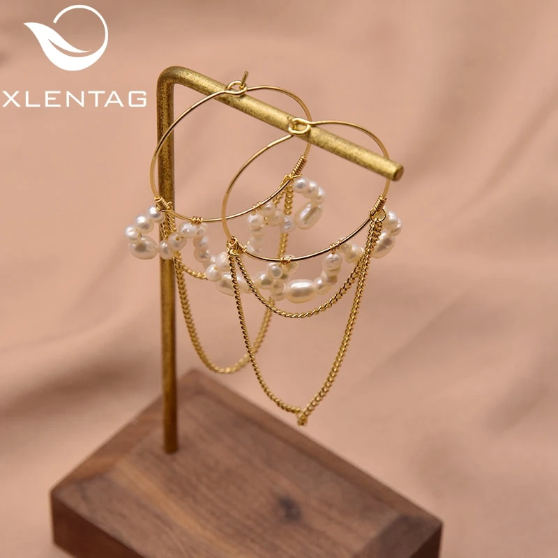 Xlentag Natural Freshwater Pearl Pendant Earring 2021 Women 14K gold plated luxury Fashion Fine Jewelry Wedding Gift GE1010C
Xlentag Natural Freshwater Pearl Pendant Earring 2021 Women 14K gold plated luxury Fashion Fine Jewelry Wedding Gift GE1010C