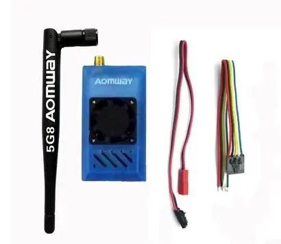 FPV Aomway 5.8G 5.8Ghz 1000mw 15CH TX Wireless Audio Video Transmitter TX1000 for Fatshark ImmersionRC RC Airplane Helicopter
FPV Aomway 5.8G 5.8Ghz 1000mw 15CH TX Wireless Audio Video Transmitter TX1000 for Fatshark ImmersionRC RC Airplane Helicopter