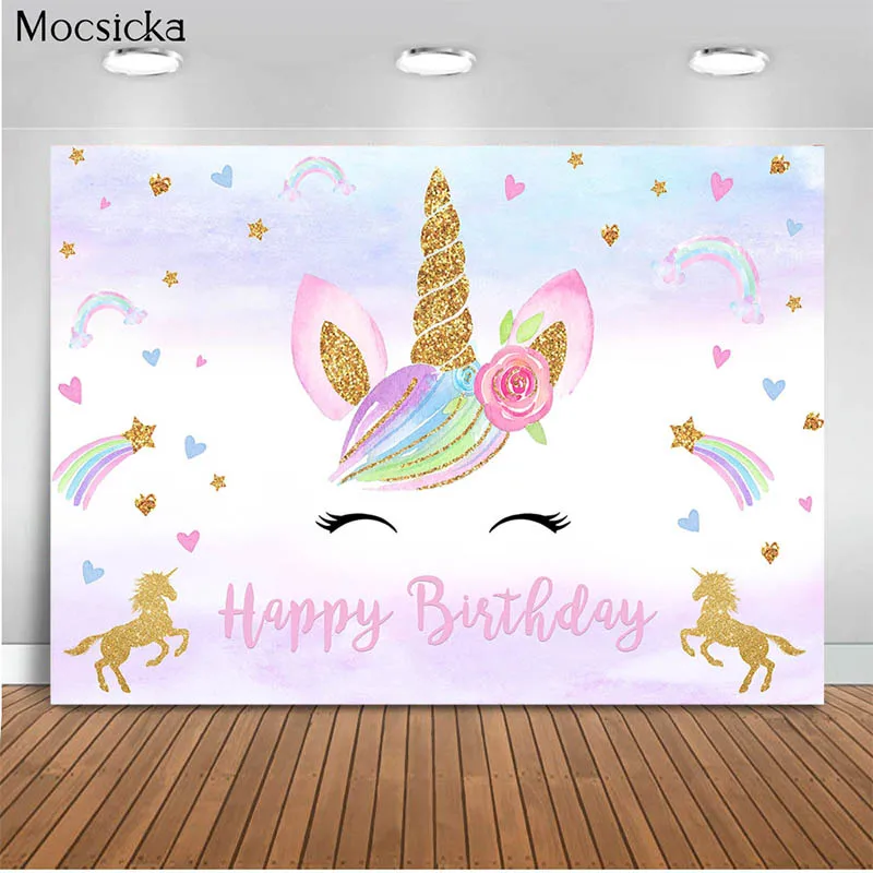 Mocsicka Birthday Party Background Rainbow Unicorn Decoration Style Baby Shower Photo Background Photography Studio
Mocsicka Birthday Party Background Rainbow Unicorn Decoration Style Baby Shower Photo Background Photography Studio