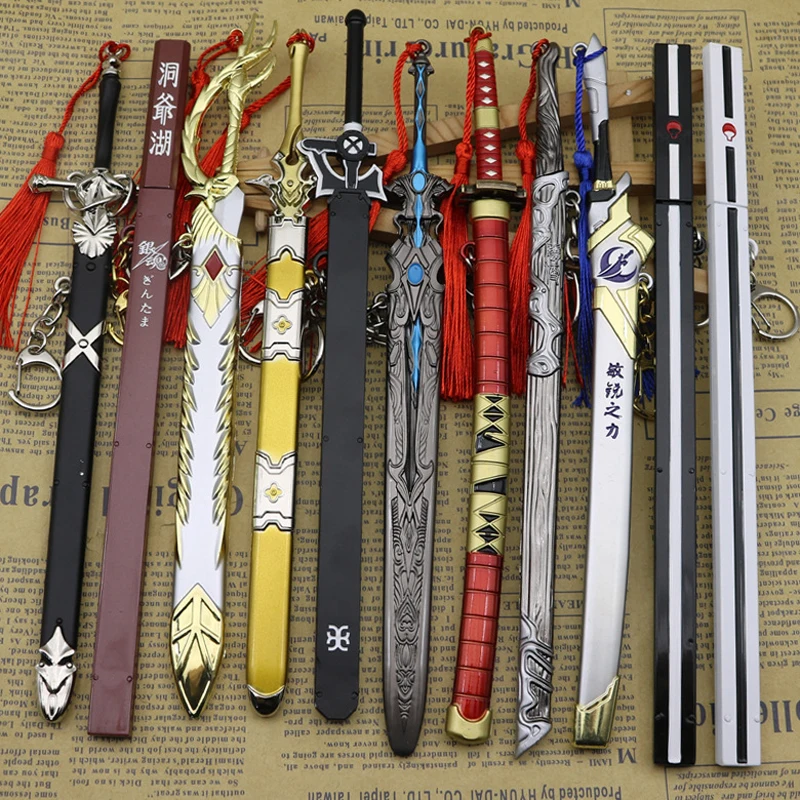 Anime Sword Keychain Pendant Simulation Weapon Toy Collocation Model Knife Chen Qingling Birthday Gift Toys For Boy Girl
Anime Sword Keychain Pendant Simulation Weapon Toy Collocation Model Knife Chen Qingling Birthday Gift Toys For Boy Girl