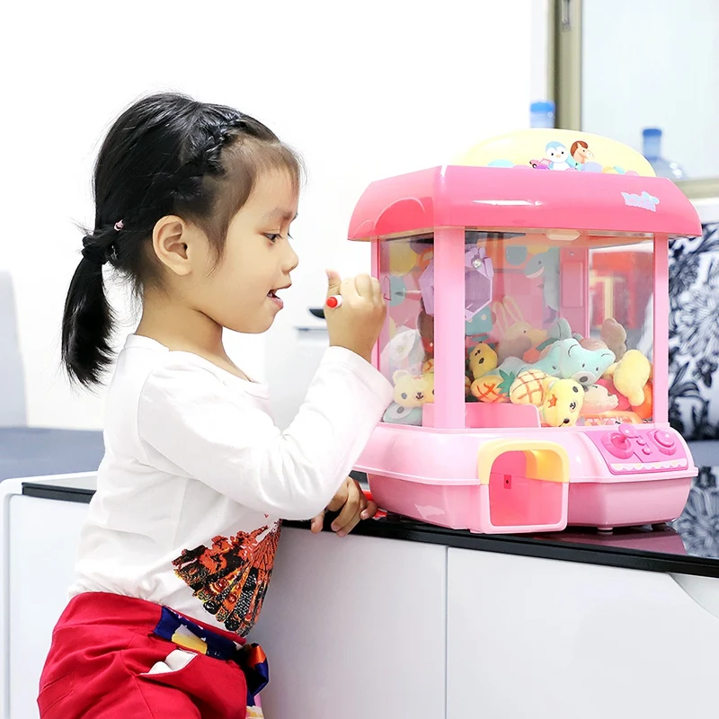 DIY Doll Machine Kids Coin Operated Play Game Mini Claw Catch Toy Crane Machines Music Doll Children Xmas Birthday Gifts
DIY Doll Machine Kids Coin Operated Play Game Mini Claw Catch Toy Crane Machines Music Doll Children Xmas Birthday Gifts