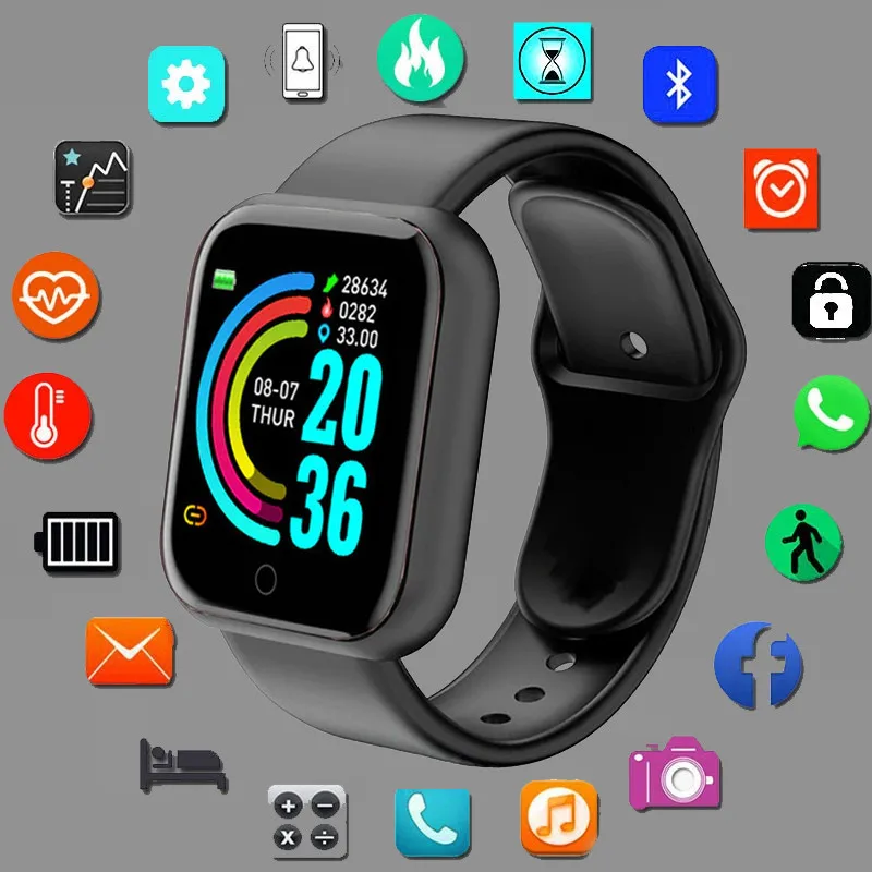 2021 D20 Pro Smart Watch Heart Monitor Fitness Tracker Waterproof Sport Smartwatch for Men's Women's Watches Y68 S PK Huawei GT2
2021 D20 Pro Smart Watch Heart Monitor Fitness Tracker Waterproof Sport Smartwatch for Men's Women's Watches Y68 S PK Huawei GT2