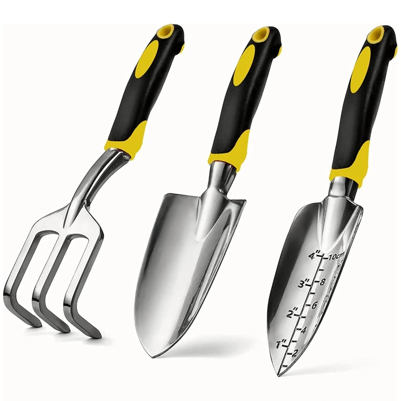 HOT SALE Garden Tool Set, 3 Pcs Garden Tool Kits, Trowel, Transplanter And Cultivator, Alloy Hand Garden Tool With Ergonomic
HOT SALE Garden Tool Set, 3 Pcs Garden Tool Kits, Trowel, Transplanter And Cultivator, Alloy Hand Garden Tool With Ergonomic