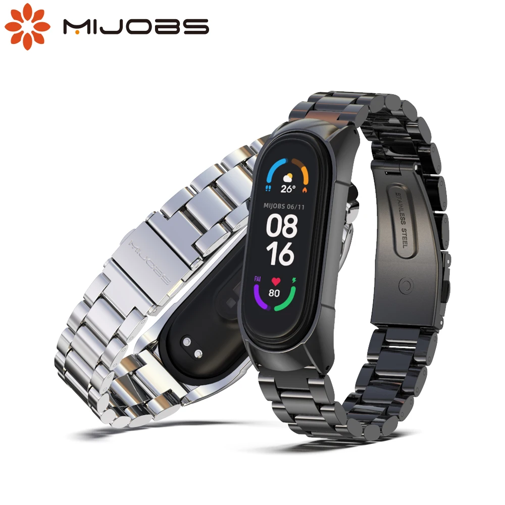 Strap For Xiaomi Mi Band 7 6 5 4 3 Metal Stainless Opaska Correa Mi Band 6 Strap Miband 5 Wristbands Bracelet NFC Global Version
Strap For Xiaomi Mi Band 7 6 5 4 3 Metal Stainless Opaska Correa Mi Band 6 Strap Miband 5 Wristbands Bracelet NFC Global Version