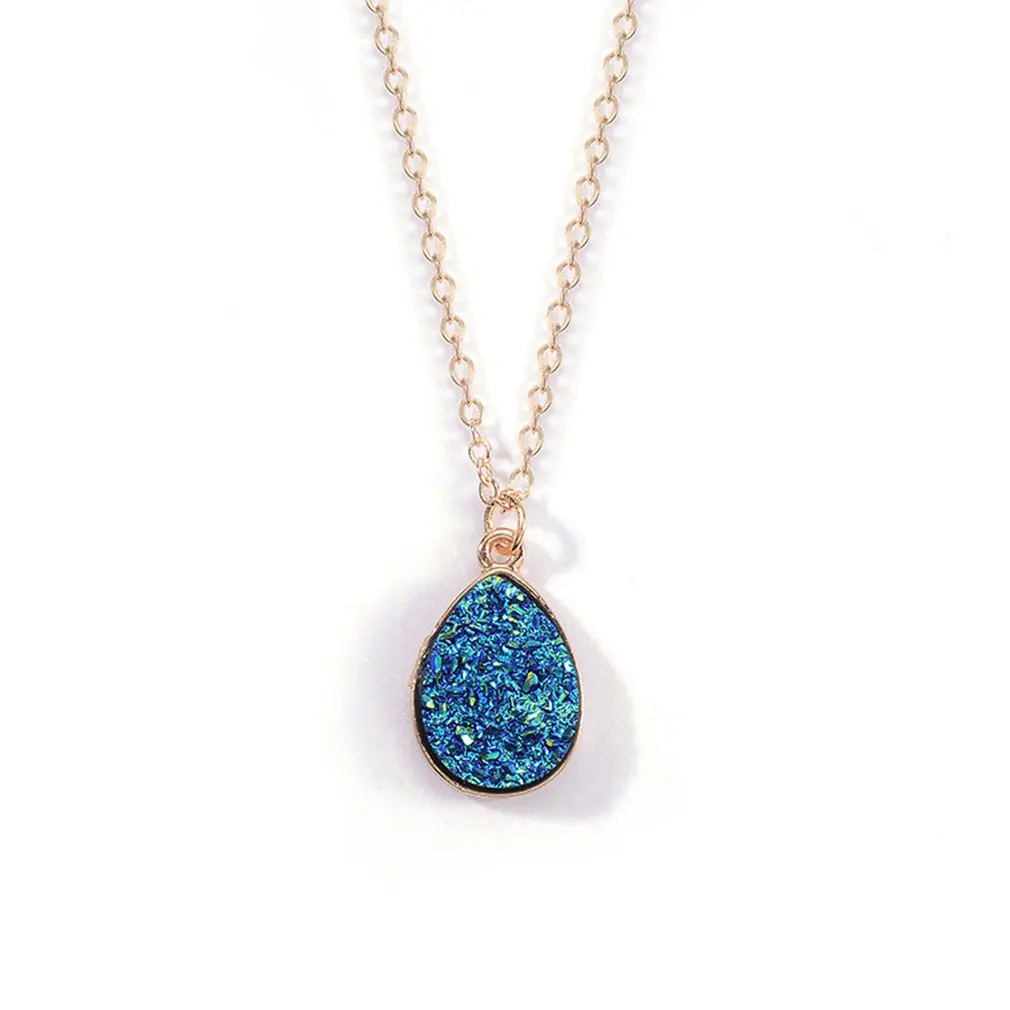 CollierCharm Drop Shape Stone Necklaces & Pendants For Women Crystal Bud Necklace Fashion Jewelry Kolye Collares
CollierCharm Drop Shape Stone Necklaces & Pendants For Women Crystal Bud Necklace Fashion Jewelry Kolye Collares