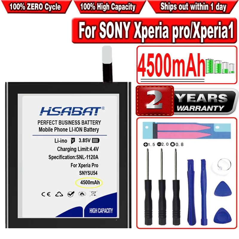 HSABAT 4500mAh SNYSU54 Battery for SONY Xperia pro/Xperia1 2nd/Xperia5 2nd/Xperia 5/Xperia 5ii
HSABAT 4500mAh SNYSU54 Battery for SONY Xperia pro/Xperia1 2nd/Xperia5 2nd/Xperia 5/Xperia 5ii