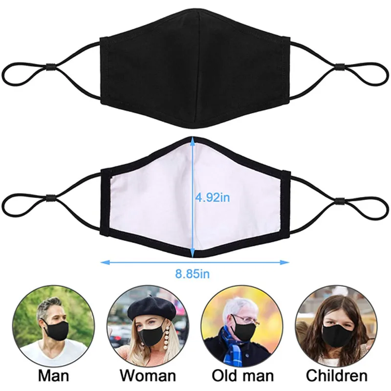 Cotton Cloth Face Masks Reusable Washable 3 Layer with Adjustable Earloops,3PCS Comfortable Breathable for Adults, Men, Women
Cotton Cloth Face Masks Reusable Washable 3 Layer with Adjustable Earloops,3PCS Comfortable Breathable for Adults, Men, Women