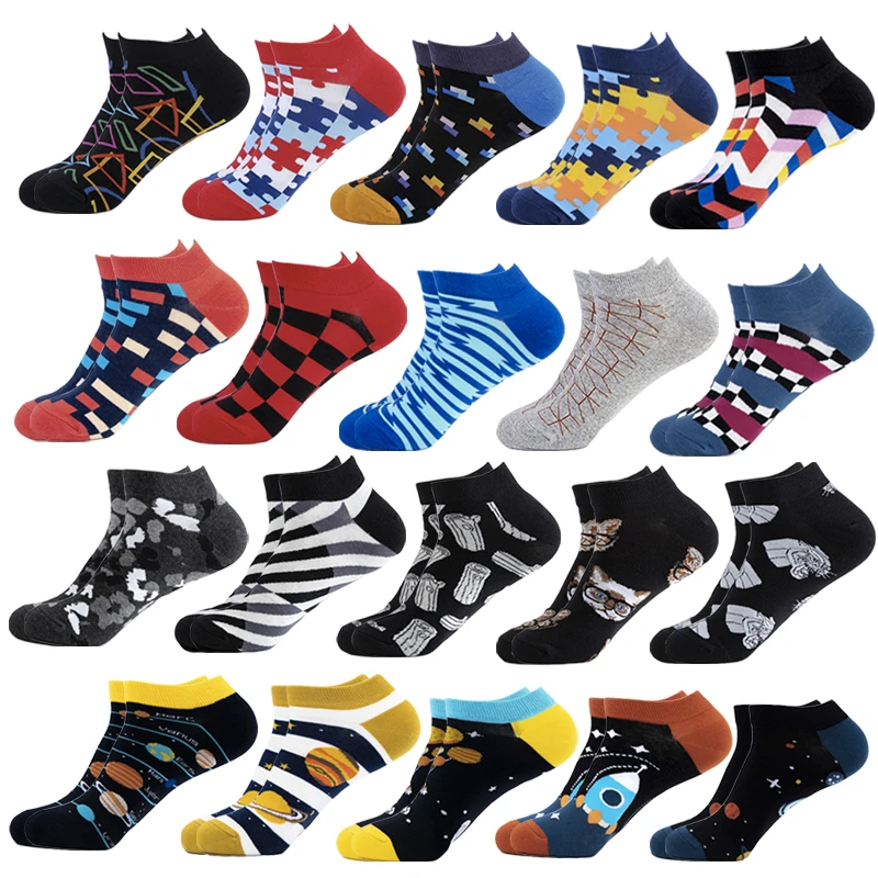 Cotton Women&Men Ankle Socks Funny Summer Harajuku Streetwear Slipper Unisex Novelty Universe Puzzle Art Painting Happy Sock
Cotton Women&Men Ankle Socks Funny Summer Harajuku Streetwear Slipper Unisex Novelty Universe Puzzle Art Painting Happy Sock