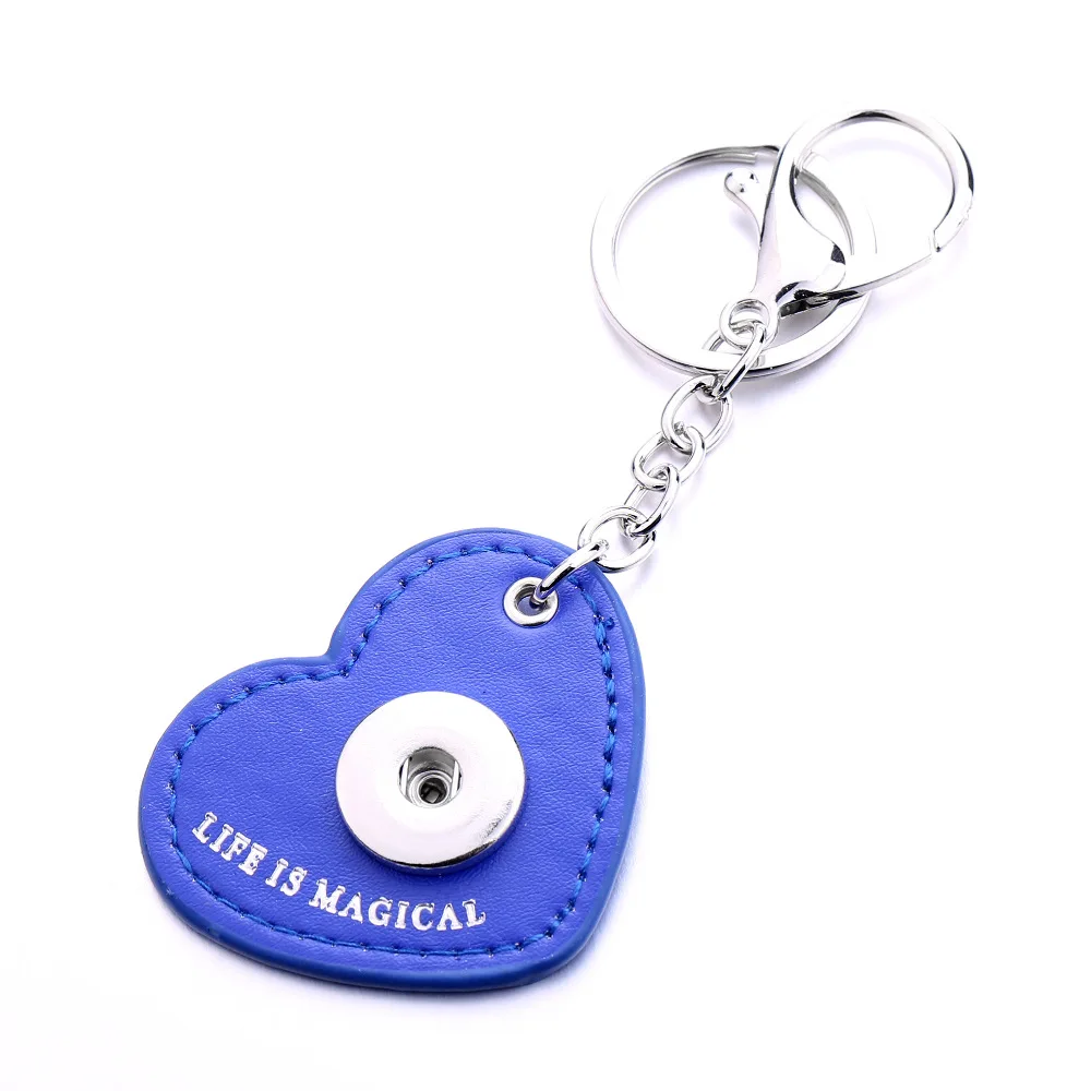 Bolian New Fashion Snap Button Keychain 8 Colors Leather Heart Key Ring Fit 18mm Snap Button for Women Men DIY Jewelry Findinds
Bolian New Fashion Snap Button Keychain 8 Colors Leather Heart Key Ring Fit 18mm Snap Button for Women Men DIY Jewelry Findinds