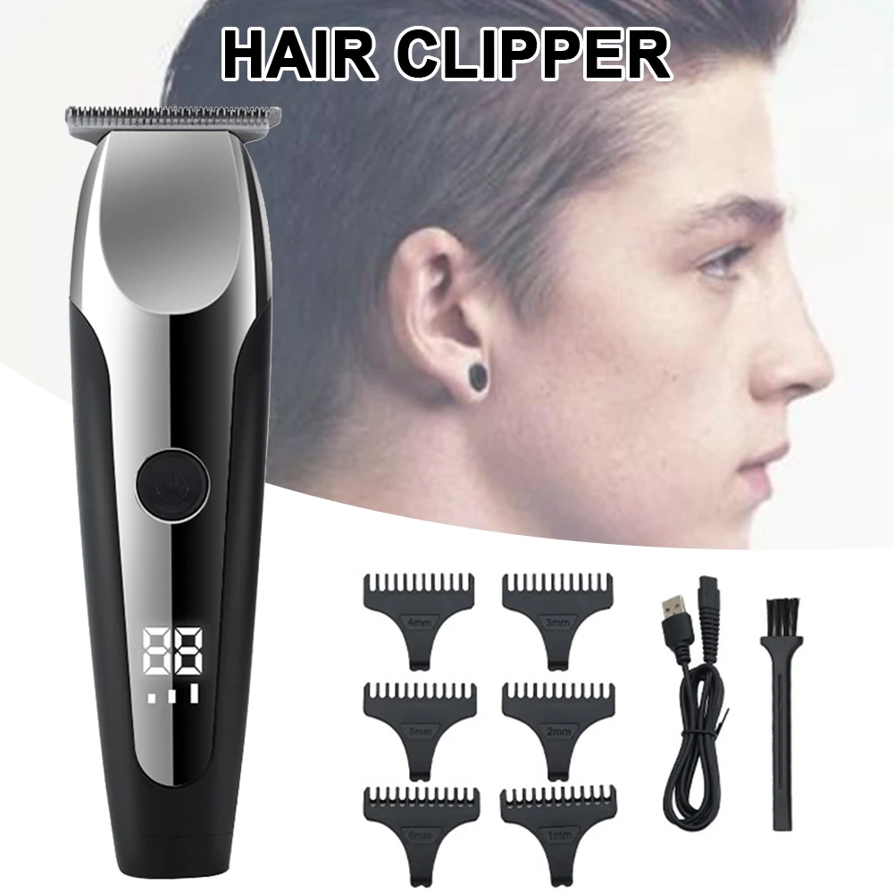 Electric Hair Clipper Men's Hair Salon Carving Push White Small Clippers LCD Digital Display 6 Card Teeth Electric Clippers
Electric Hair Clipper Men's Hair Salon Carving Push White Small Clippers LCD Digital Display 6 Card Teeth Electric Clippers