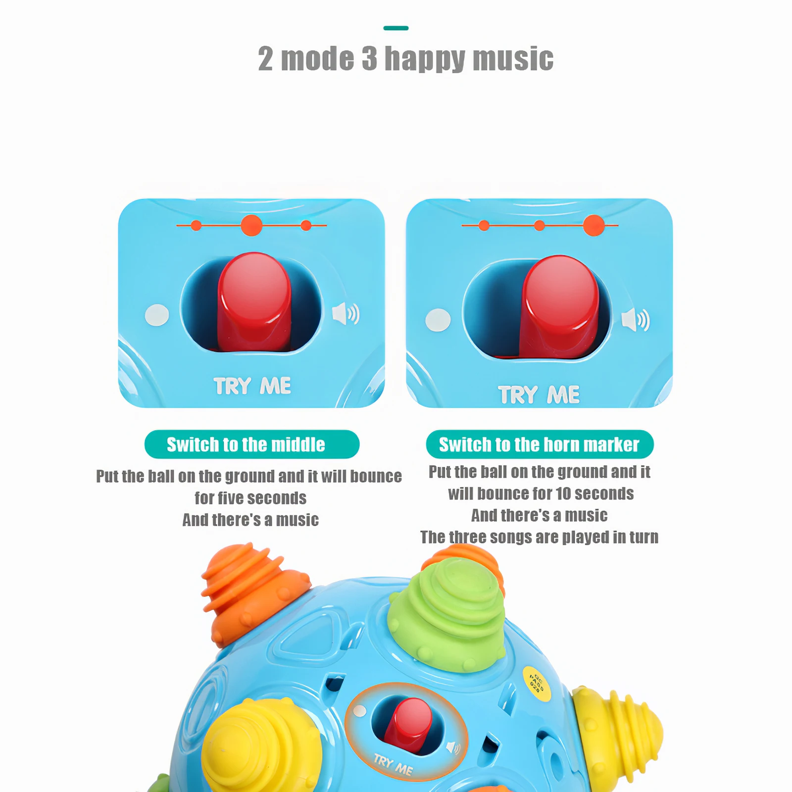 Classic Baby Ball Kids Music Shake Dancing Ball Toys Bouncing Sensory Developmental Balls Music Vibrating Dancing Balls Newborn 
Classic Baby Ball Kids Music Shake Dancing Ball Toys Bouncing Sensory Developmental Balls Music Vibrating Dancing Balls Newborn
